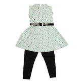 Girls 2 Pcs Half Sleeves Suit - Blue, Kids, Girls Sets And Suits, Chase Value, Chase Value