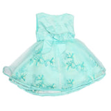 Girls Fancy Frock - Light Green, Kids, Girls Frocks, Chase Value, Chase Value
