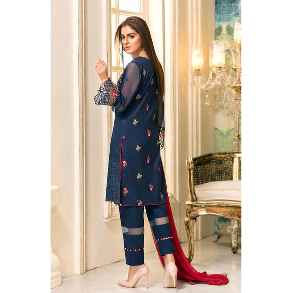 Noor Jahan Bareeze Chikan Kari 3 Pcs Un-Stitched Suit - 1, Women, 3Pcs Shalwar Suit, Noor Jahan, Chase Value