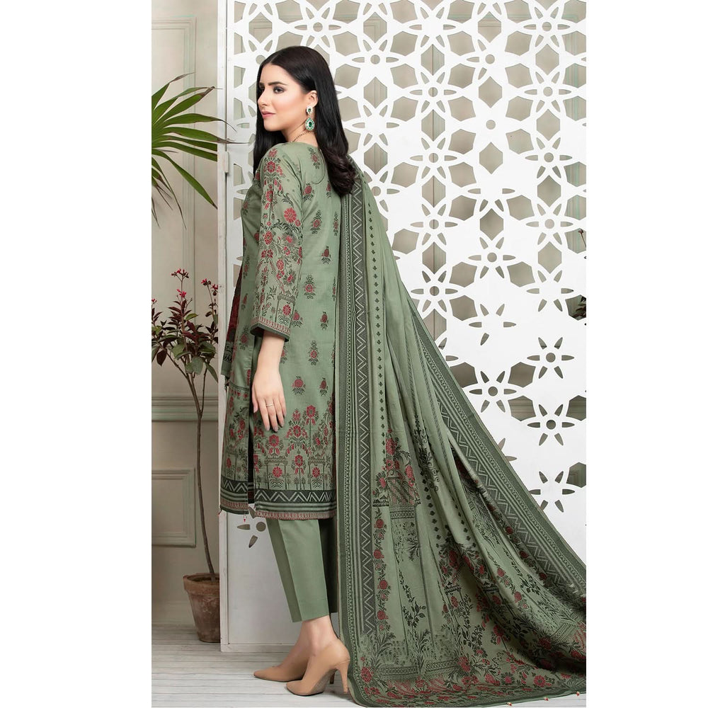 Ruhi Jacquard Banarsi 3 Pcs Un-Stitched Suit - 2, Women, 3Pcs Shalwar Suit, Rana Arts, Chase Value