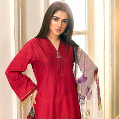 Noor Jahan Bareeze Chikan Kari 3 Pcs Un-Stitched Suit - 2, Women, 3Pcs Shalwar Suit, Noor Jahan, Chase Value
