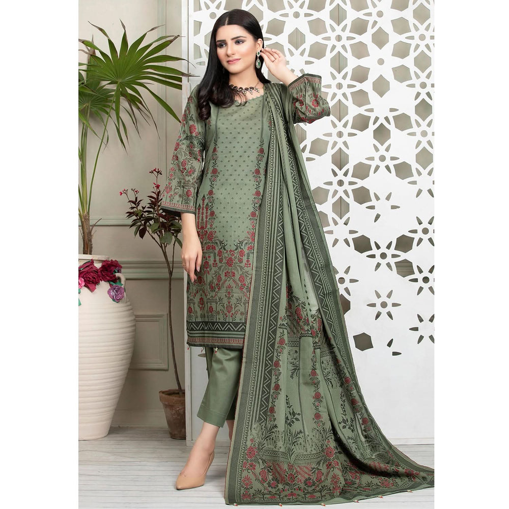Ruhi Jacquard Banarsi 3 Pcs Un-Stitched Suit - 2, Women, 3Pcs Shalwar Suit, Rana Arts, Chase Value