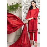 Ruhi Jacquard Banarsi 3 Pcs Un-Stitched Suit - 3, Women, 3Pcs Shalwar Suit, Rana Arts, Chase Value