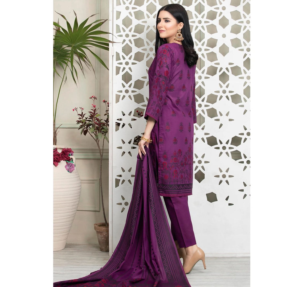 Ruhi Jacquard Banarsi 3 Pcs Un-Stitched Suit - 5, Women, 3Pcs Shalwar Suit, Rana Arts, Chase Value