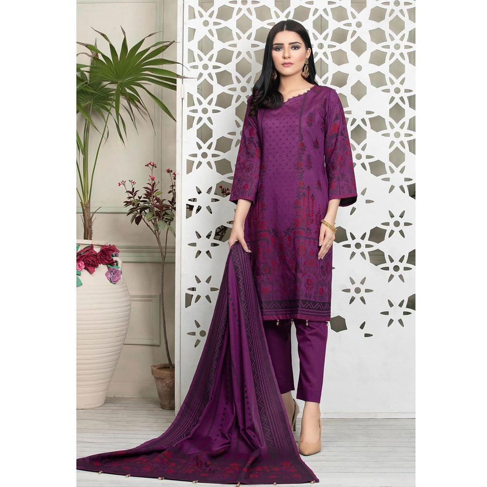 Ruhi Jacquard Banarsi 3 Pcs Un-Stitched Suit - 5, Women, 3Pcs Shalwar Suit, Rana Arts, Chase Value