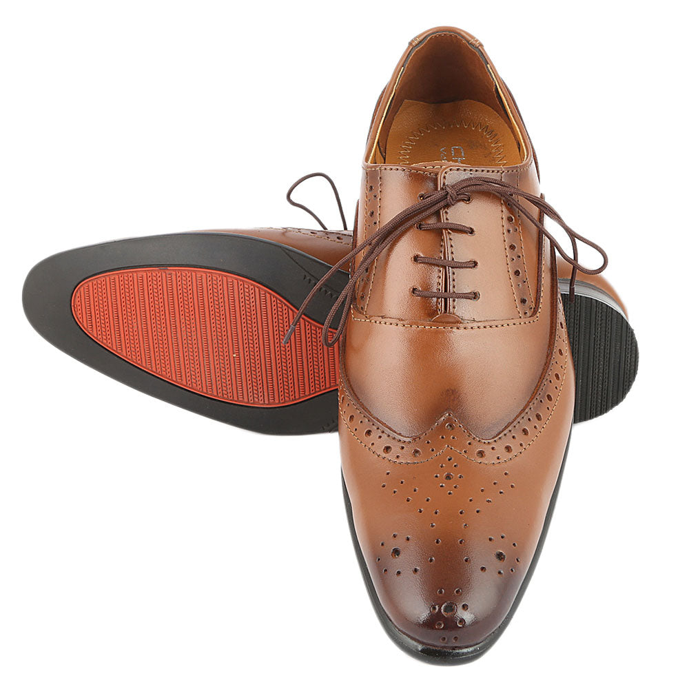 Men's Formal Shoes D-113 - Brown, Men, Formal Shoes, Chase Value, Chase Value