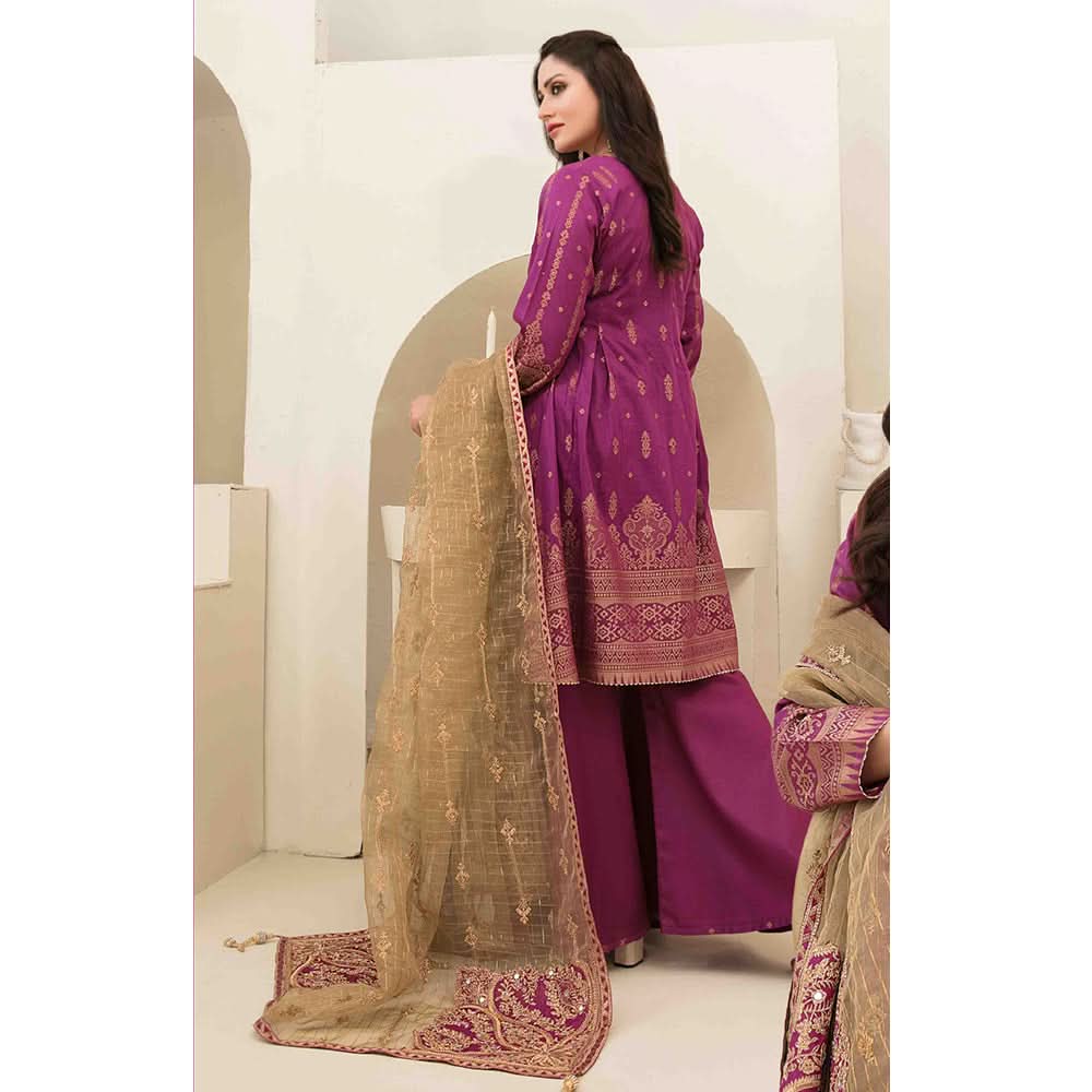 Expression Of Love Embroidered Jacquard 3 Pcs Un-Stitched Suit - 1145, Women, 3Pcs Shalwar Suit, Tawakkal Fabrics, Chase Value
