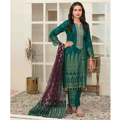 Expression Of Love Embroidered Jacquard 3 Pcs Un-Stitched Suit - 1146, Women, 3Pcs Shalwar Suit, Tawakkal Fabrics, Chase Value