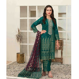 Expression Of Love Embroidered Jacquard 3 Pcs Un-Stitched Suit - 1146, Women, 3Pcs Shalwar Suit, Tawakkal Fabrics, Chase Value