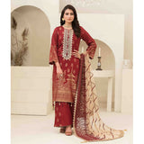 Expression Of Love Embroidered Jacquard 3 Pcs Un-Stitched Suit - 1150, Women, 3Pcs Shalwar Suit, Tawakkal Fabrics, Chase Value