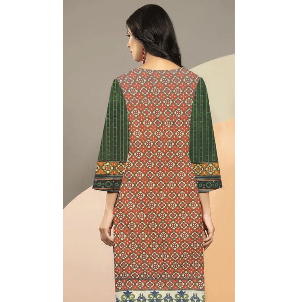 Noor Jahan Anmol Printed Lawn 2 Pcs Un-Stitched Suit - 4-B, Women, 2Pcs Shalwar Suit, Rana Arts, Chase Value