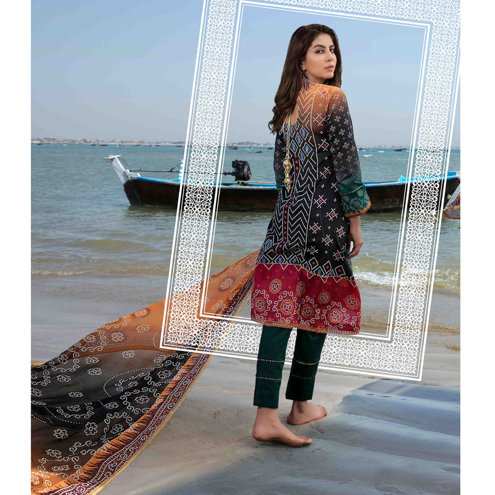 RAYS OF THE SUN Chundri Lawn 3 Pcs Un-Stitched Suit - 1276, Women, 3Pcs Shalwar Suit, Tawakkal Fabrics, Chase Value