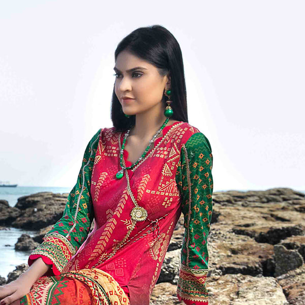 RAYS OF THE SUN Chundri Lawn 3 Pcs Un-Stitched Suit - 1277, Women, 3Pcs Shalwar Suit, Tawakkal Fabrics, Chase Value