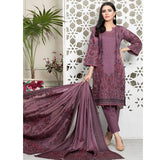 Ruhi Jacquard Banarsi 3 Pcs Un-Stitched Suit - 12, Women, 3Pcs Shalwar Suit, Rana Arts, Chase Value