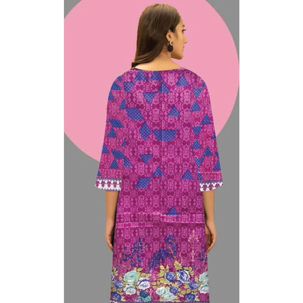 Noor Jahan Anmol Printed Lawn 3 Pcs Un-Stitched Suit - 9-B, Women, 3Pcs Shalwar Suit, Rana Arts, Chase Value