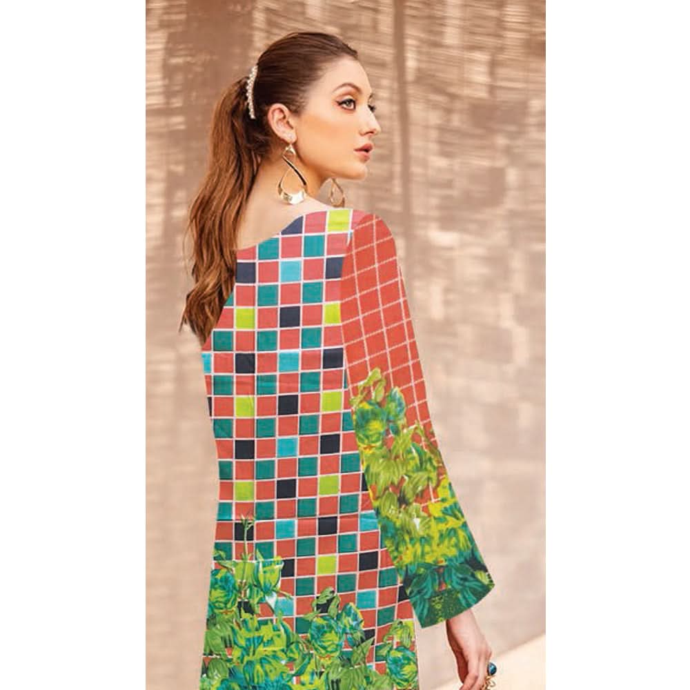 Noor Jahan Anmol Printed Lawn 3 Pcs Un-Stitched Suit - 1-B, Women, 3Pcs Shalwar Suit, Rana Arts, Chase Value