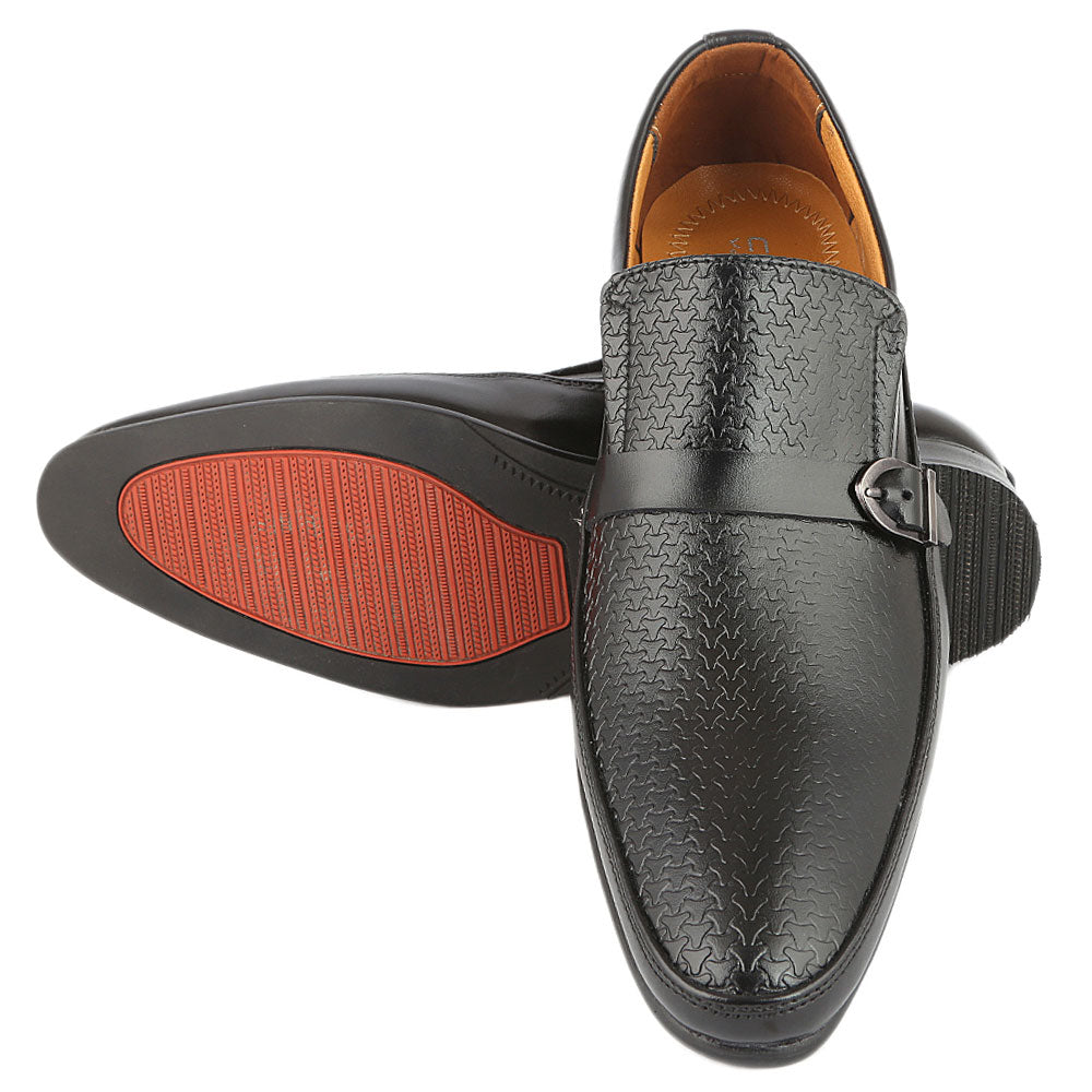 Men's Formal Shoes D-43 - Black, Men, Formal Shoes, Chase Value, Chase Value