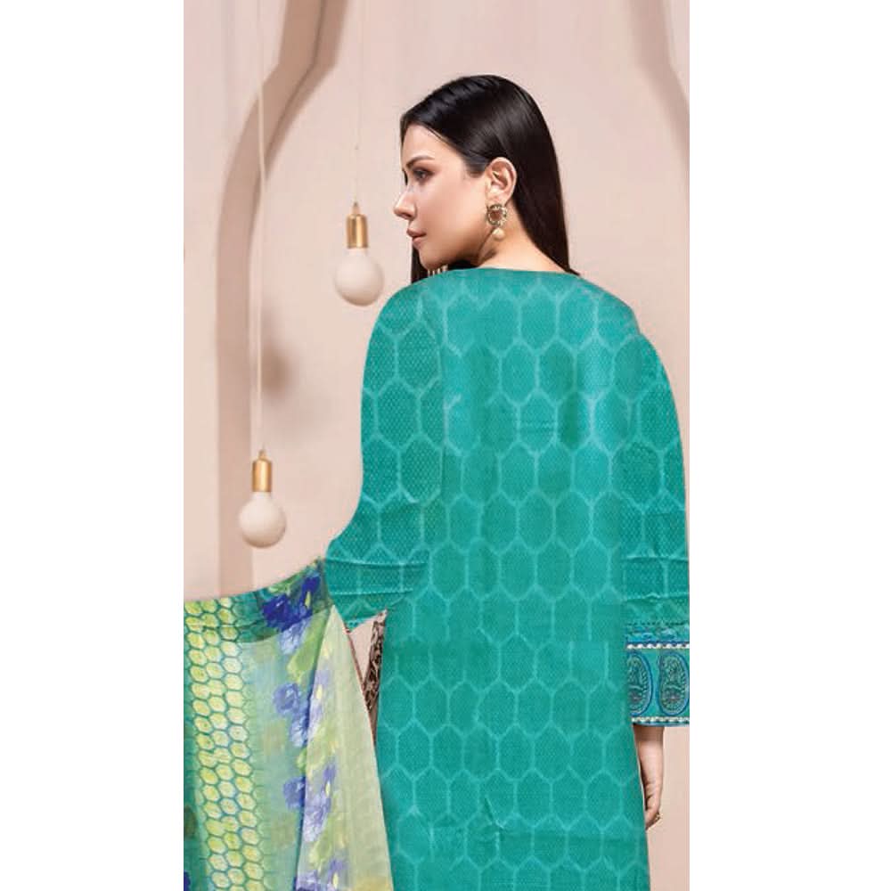 Noor Jahan Anmol Printed Lawn 3 Pcs Un-Stitched Suit - 4-A, Women, 3Pcs Shalwar Suit, Rana Arts, Chase Value