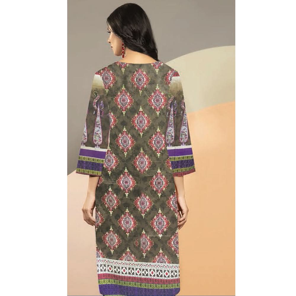 Noor Jahan Anmol Printed Lawn 3 Pcs Un-Stitched Suit - 6-B, Women, 3Pcs Shalwar Suit, Rana Arts, Chase Value