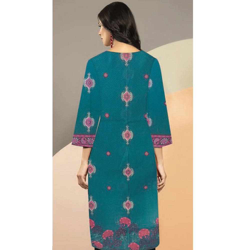 Noor Jahan Anmol Printed Lawn 2 Pcs Un-Stitched Suit - 1-B, Women, 2Pcs Shalwar Suit, Rana Arts, Chase Value