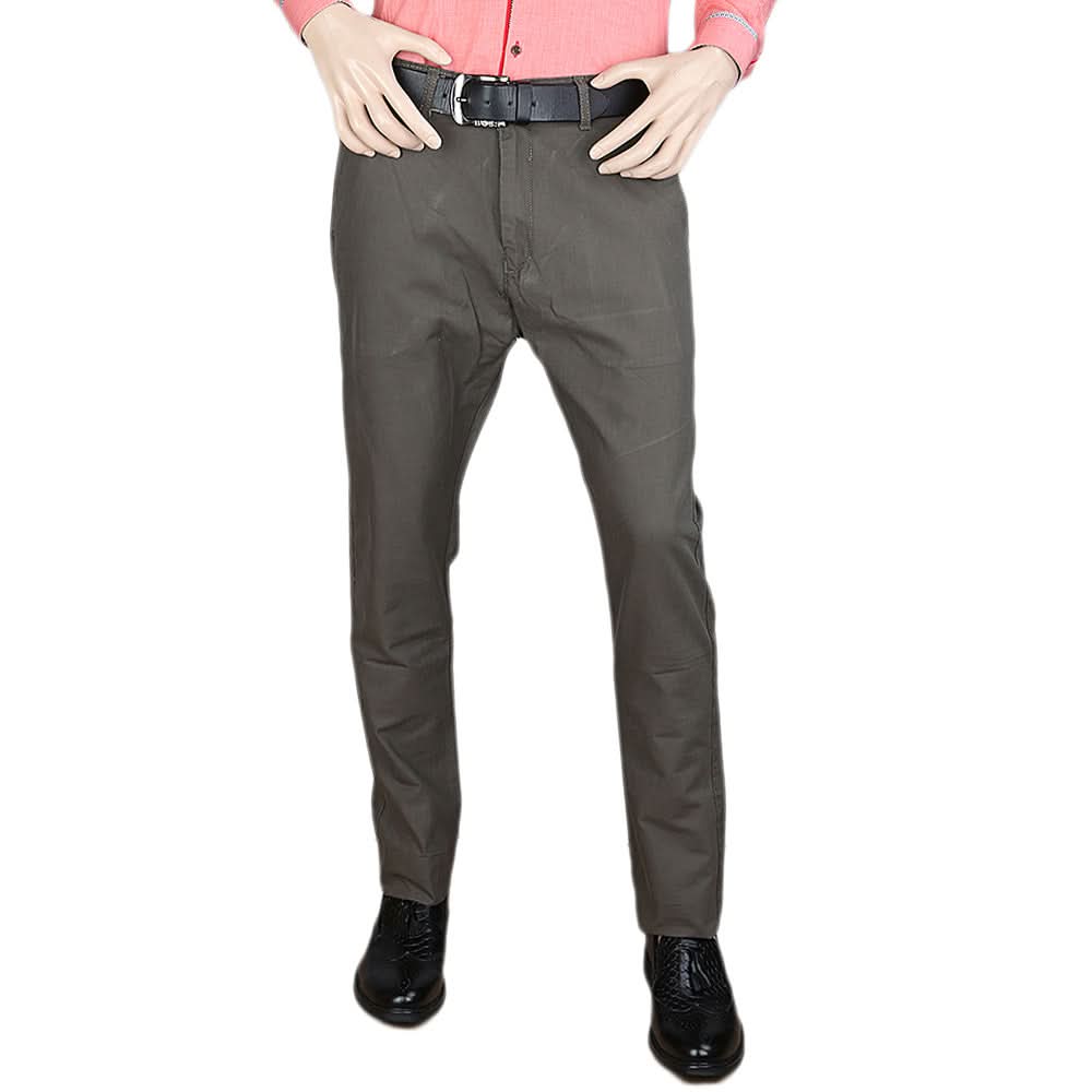Men's Cotton Chino Pant - Dark Grey, Men, Casual Pants And Jeans, Chase Value, Chase Value