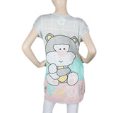 Women's Night T Shirt - Grey, Women, Night Suit, Chase Value, Chase Value