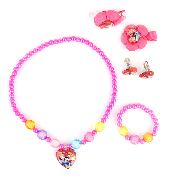 Girls Mala Gift Set - Dark Pink, Kids, Jewellery Sets, Chase Value, Chase Value