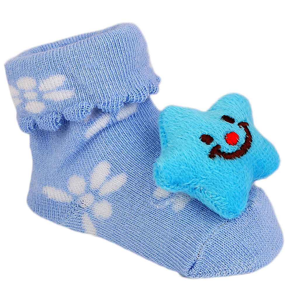 Newborn Booties - Light Blue, Kids, NB Shoes And Socks, Chase Value, Chase Value
