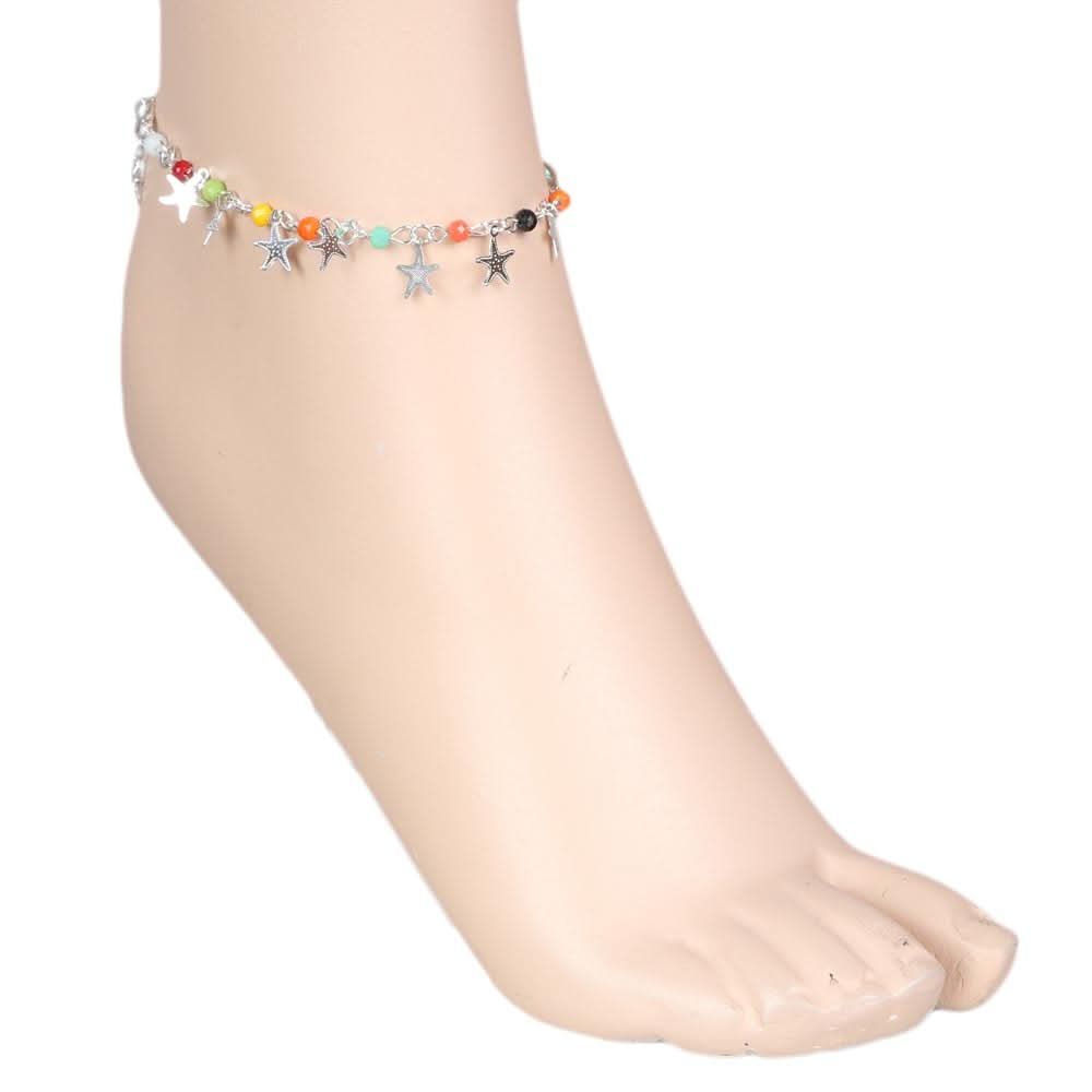 Women's Fancy Anklet - Silver, Women, Foot Jewellery, Chase Value, Chase Value