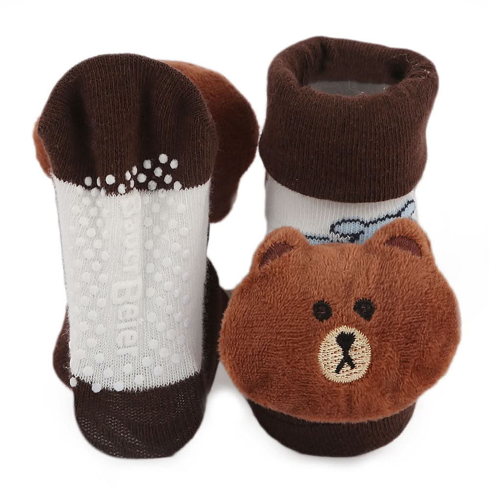 Newborn Booties - Brown, Kids, NB Shoes And Socks, Chase Value, Chase Value