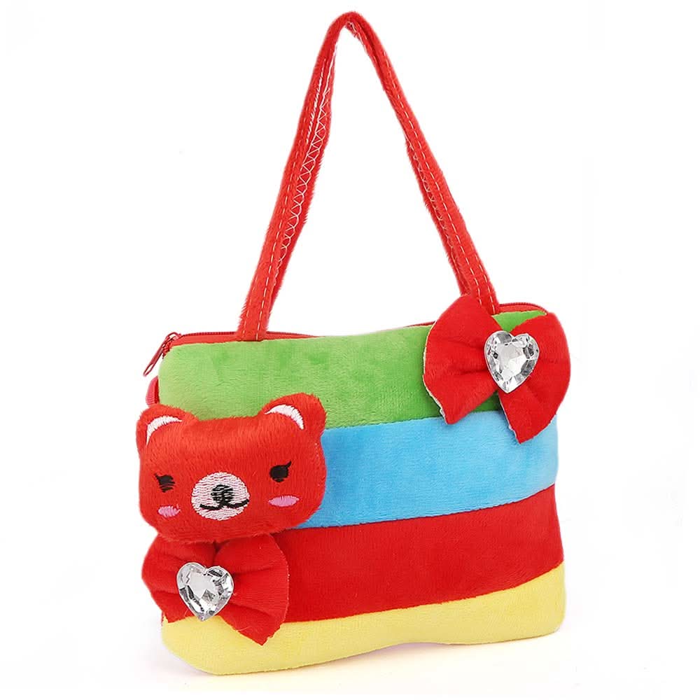 Girls Stuffed Bags 857 (851) - Red, Kids Clothes, Chase Value, Chase Value