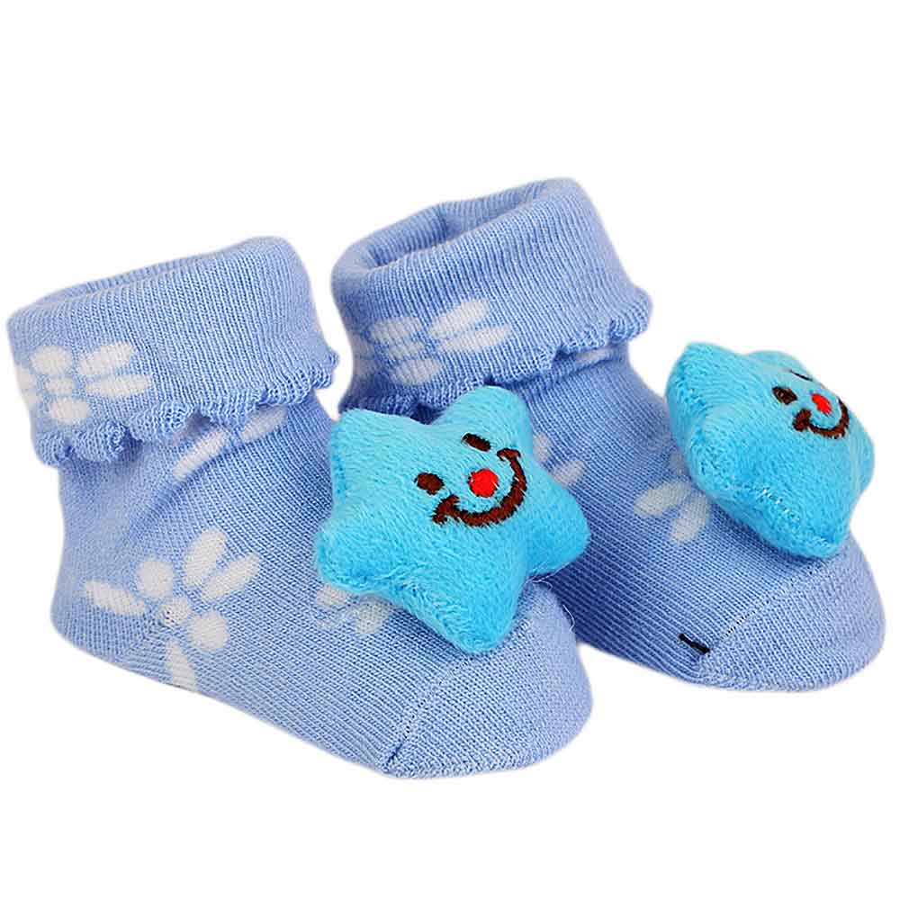 Newborn Booties - Light Blue, Kids, NB Shoes And Socks, Chase Value, Chase Value