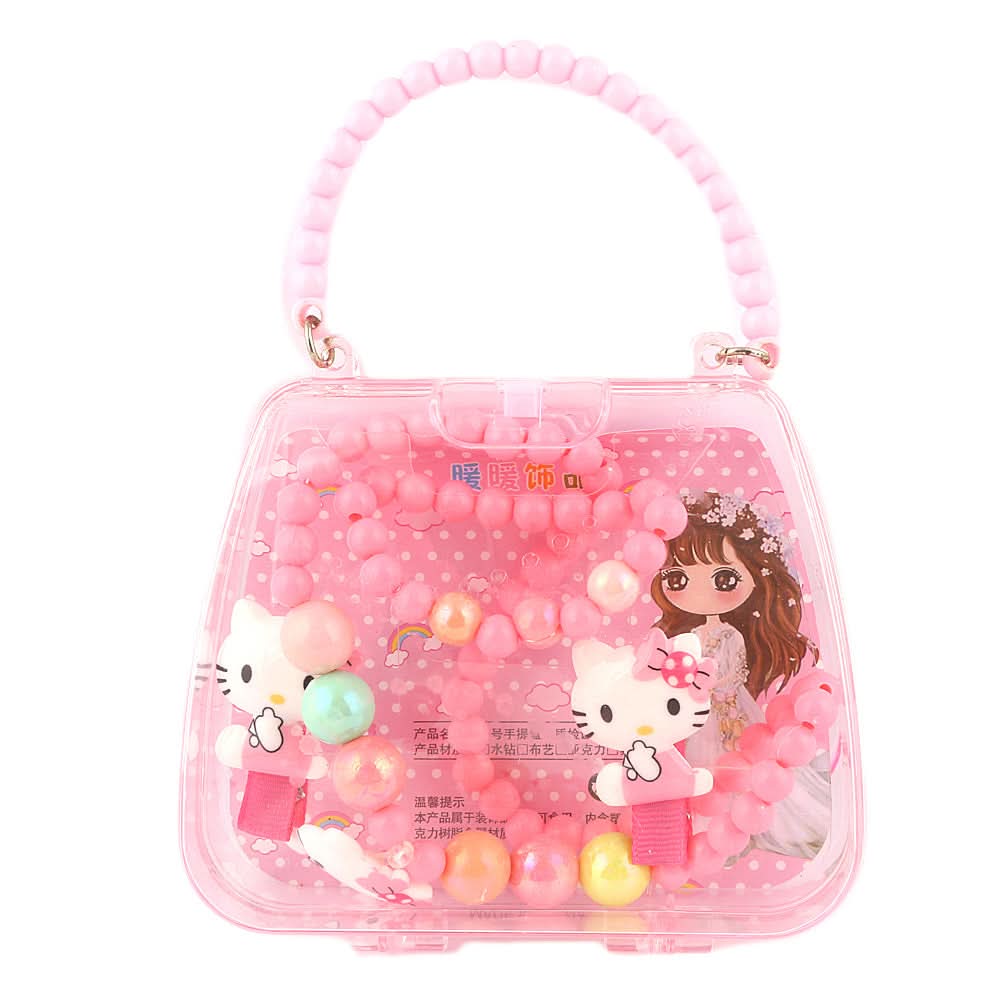 Girls Mala Gift Set - Pink, Kids, Jewellery Sets, Chase Value, Chase Value