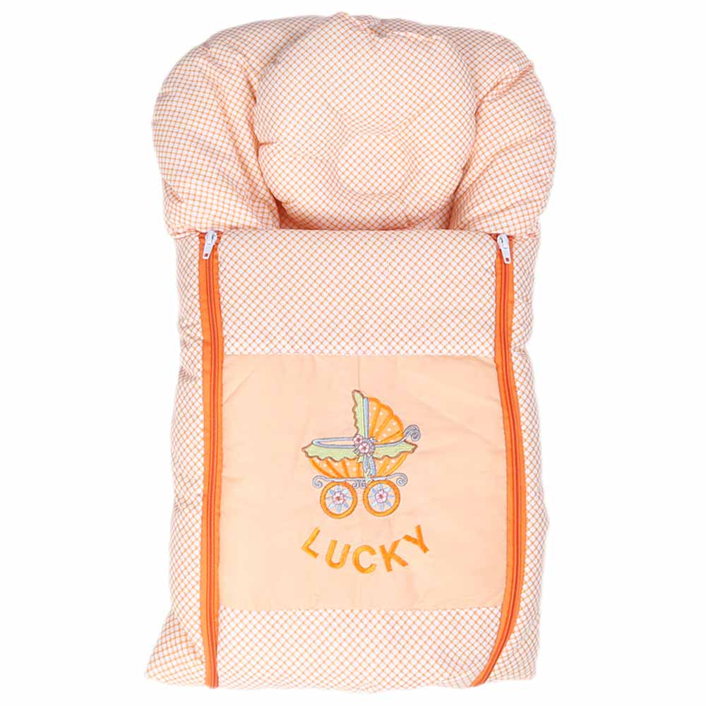 Newborn Sleeping Bag With Pillow - Orange, Kids, Sleeping Bags, Chase Value, Chase Value