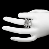 Women's Fancy Stone Ring - Silver - test-store-for-chase-value