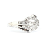 Women's Fancy Studded Ring - Silver - test-store-for-chase-value
