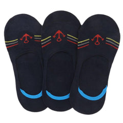 Men's Loafer Socks Pack Of 3 (Z260) - Navy Blue - test-store-for-chase-value
