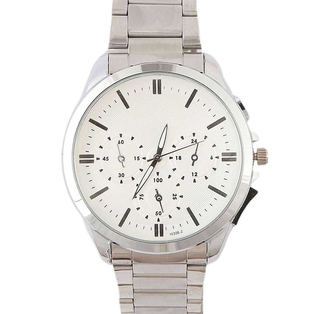 Men's Wrist Watch - White, Men, Watches, Chase Value, Chase Value