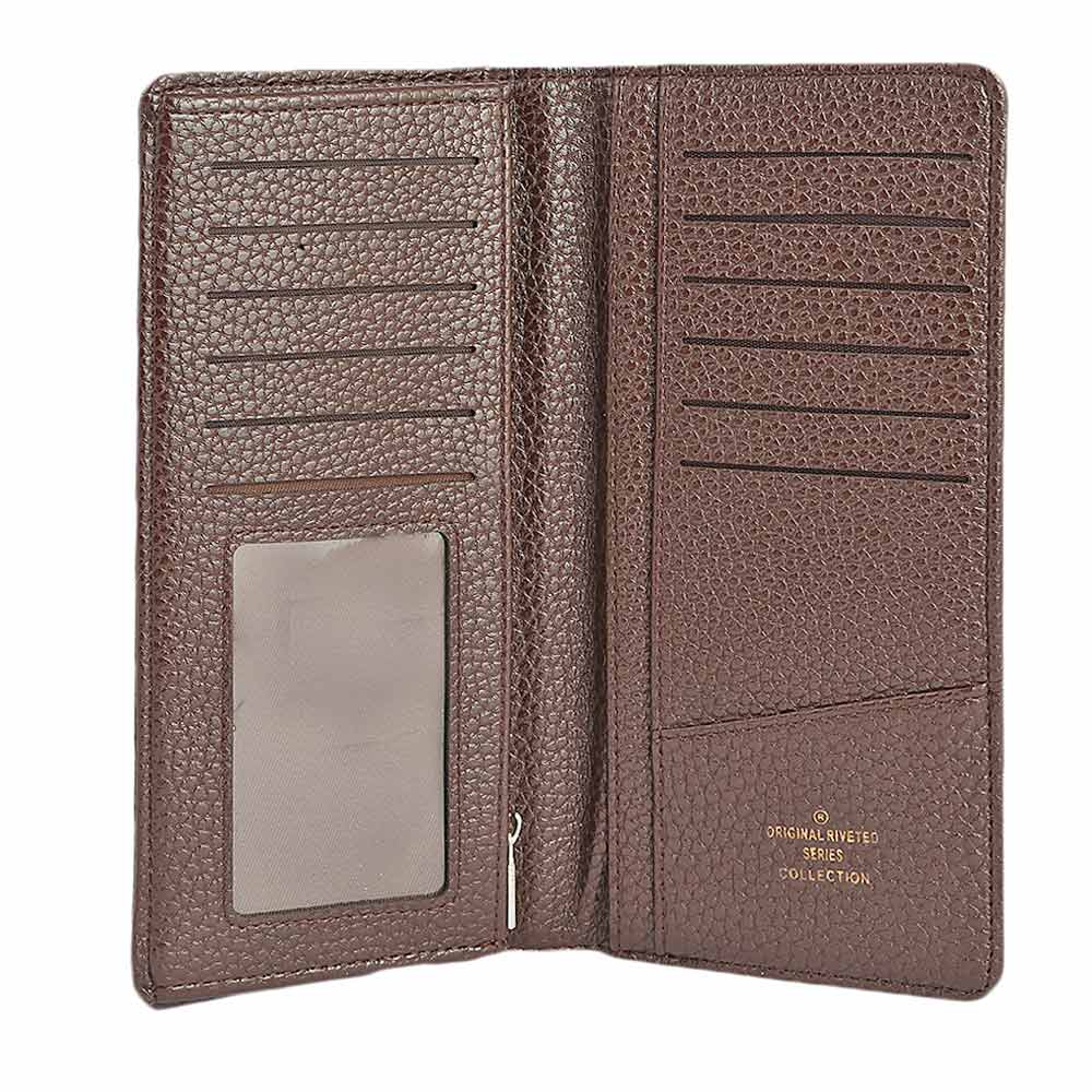 Men's Cheque Book Wallet - Coffee, Men, Wallets, Chase Value, Chase Value
