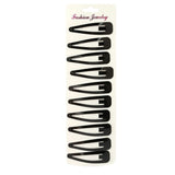 Girls Hair Pins 10 Pcs - Black, Kids, Hair Accessories, Chase Value, Chase Value