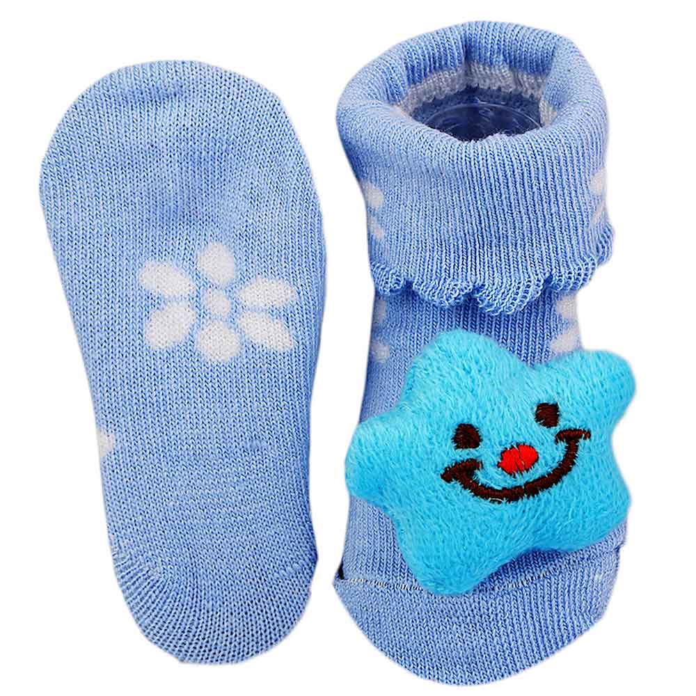 Newborn Booties - Light Blue, Kids, NB Shoes And Socks, Chase Value, Chase Value