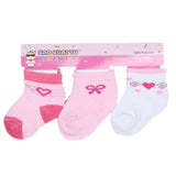 Kids Socks Pack Of 3 - Multi, Kids, Girls Socks, Chase Value, Chase Value