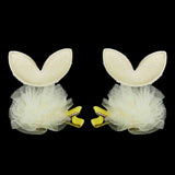 Girls Hair Pin 2 Pcs- Yellow, Kids, Hair Accessories, Chase Value, Chase Value
