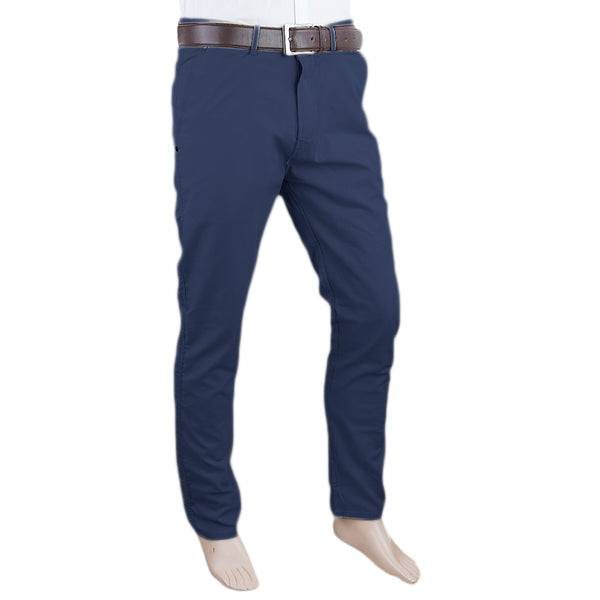 Men's Basic Cotton Pant - Dark Blue, Men, Casual Pants And Jeans, Chase Value, Chase Value