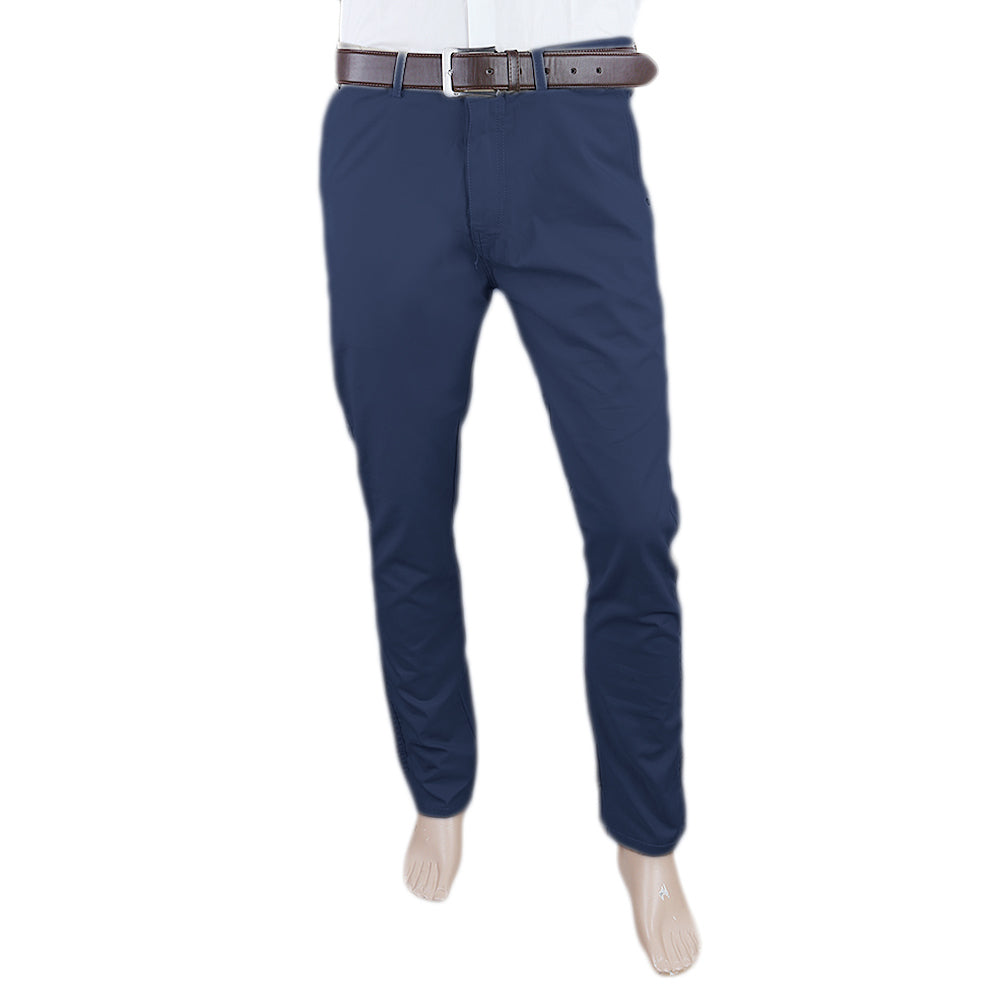 Men's Basic Cotton Pant - Dark Blue, Men, Casual Pants And Jeans, Chase Value, Chase Value