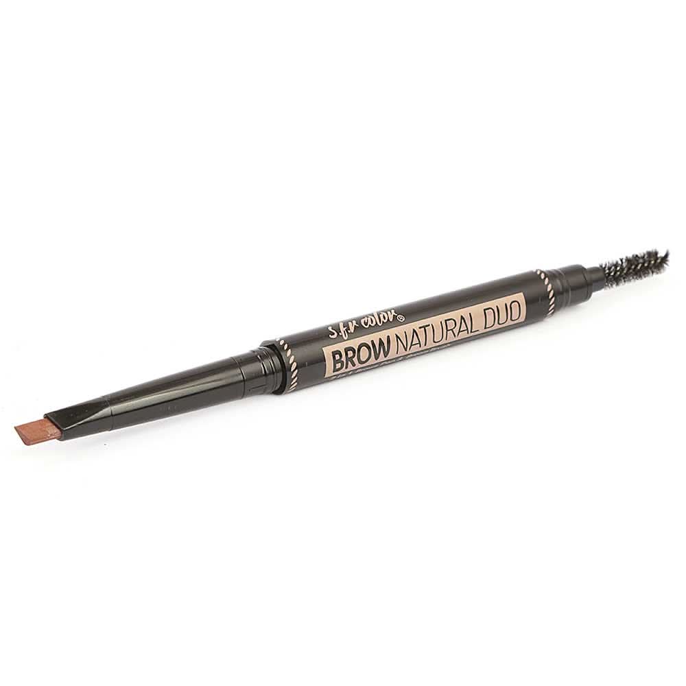 S.F.R Color 2IN1 Brow Pen+Brow Brush - Dark Brown 130, Beauty & Personal Care, Brushes And Applicators, Chase Value, Chase Value