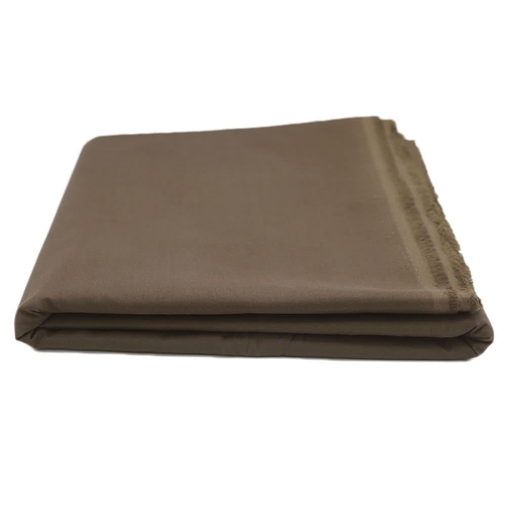 Men's Shabbir Swiss Voil Cotton Unstitched Suit (4.5) - Dark Brown, Men, Unstitched Fabric, Chase Value, Chase Value