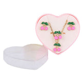 Girls Locket Set - Dark Pink, Kids, Jewellery Sets, Chase Value, Chase Value