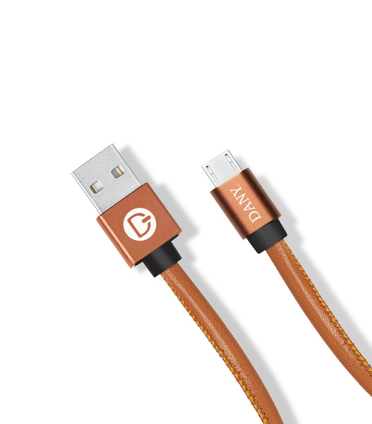PowerLine Leather USB Charging Cable - Brown, Home & Lifestyle, Usb Cables, Chase Value, Chase Value