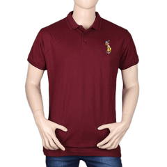 Men's Half Sleeves T-Shirt - Maroon, Men's Fashion, Chase Value, Chase Value